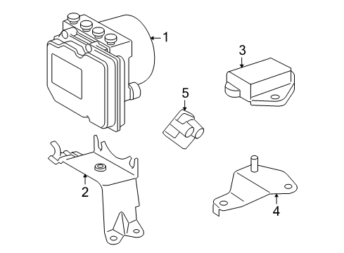 2014 Toyota Venza Anti-Lock Brakes Diagram