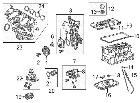2021 Toyota Prius AWD-e Intake Manifold Diagram