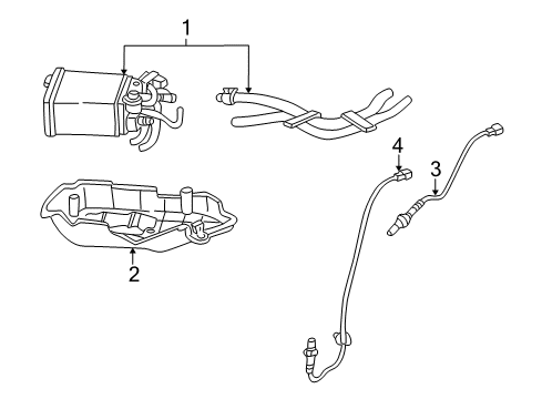 2004 Toyota RAV4 Emission Components Diagram