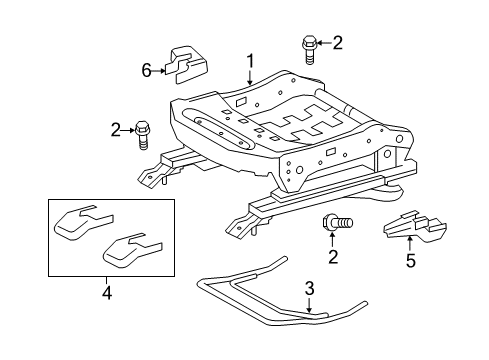 2013 Scion tC Tracks & Components Diagram