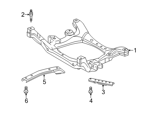 Bolt, With Washer Diagram for 90119-A0309