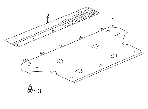 2005 Toyota Land Cruiser Interior Trim - Rear Body Diagram