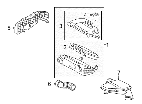 2022 Toyota Tacoma Air Intake Diagram