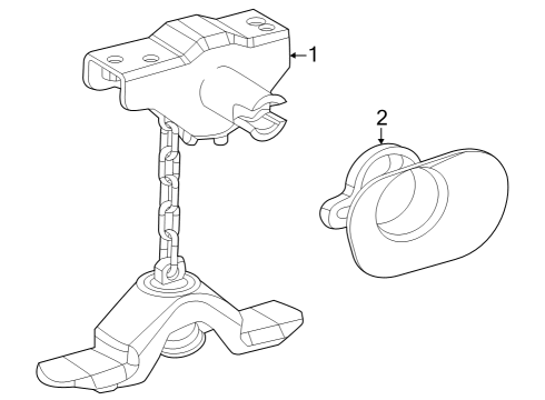 2024 Toyota Sequoia Spare Tire Carrier Diagram