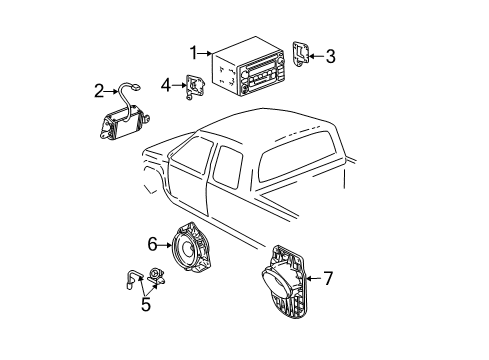 2004 Toyota Tundra Sound System Diagram