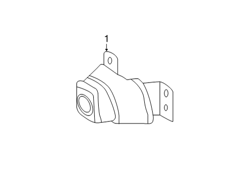 2016 Toyota RAV4 Electrical Components - Front Bumper Diagram