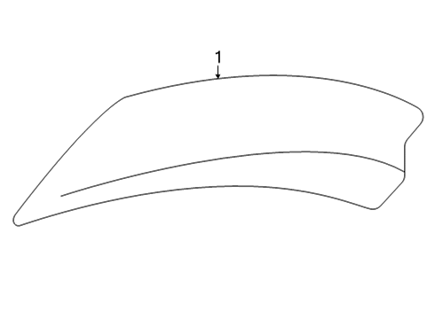2022 Toyota GR86 Exterior Trim - Quarter Panel Diagram
