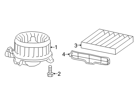 2016 Scion FR-S Blower Motor & Fan Diagram