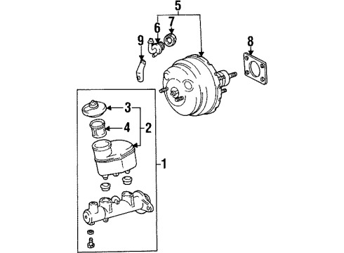 1998 Toyota Celica Dash Panel Components Diagram