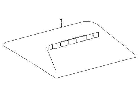 2018 Toyota Mirai High Mount Lamps Diagram