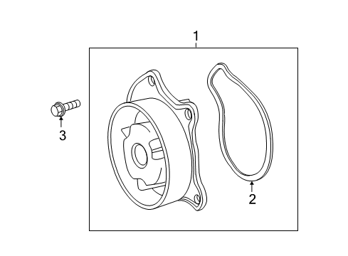 2012 Toyota Matrix Water Pump Diagram 1 - Thumbnail