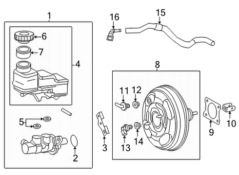 2022 Toyota Corolla Cross Dash Panel Components Diagram