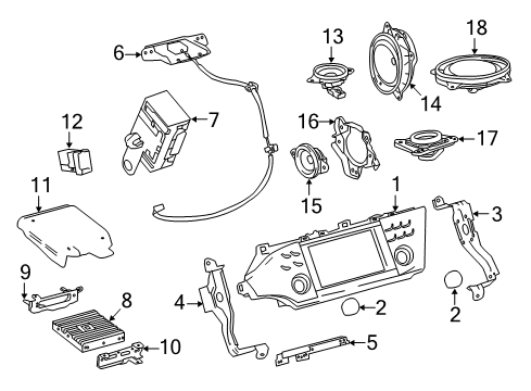 2017 Toyota Avalon Sound System Diagram