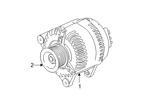 2004 Toyota Corolla Alternator Diagram 2 - Thumbnail