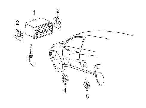 2004 Toyota RAV4 Sound System Diagram