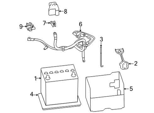 2022 Toyota GR86 Battery Diagram
