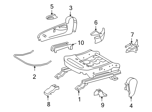 2022 Toyota 4Runner Tracks & Components Diagram 3 - Thumbnail