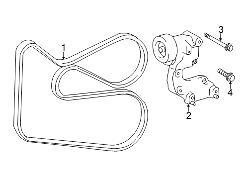 2012 Toyota Highlander Belts & Pulleys, Maintenance Diagram 1 - Thumbnail