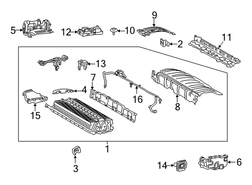 2019 Toyota RAV4 Battery Assembly Diagram for G9510-42020