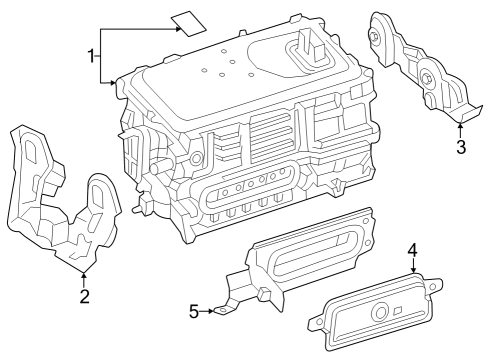 2023 Toyota Prius AWD-e Electrical Components Diagram