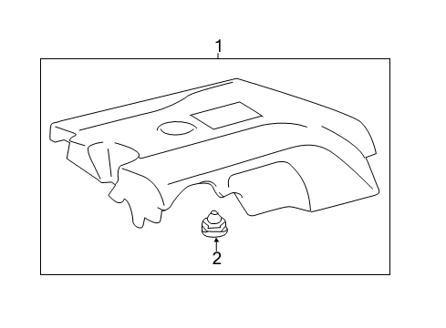 2017 Toyota Highlander Engine Appearance Cover Diagram 2 - Thumbnail