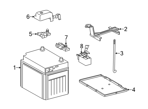2017 Toyota Highlander Battery Diagram
