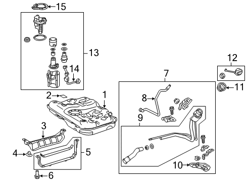 2013 Toyota Camry Fuel Supply Diagram