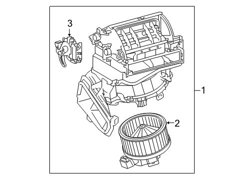 2018 Toyota Corolla iM Blower Motor & Fan Diagram