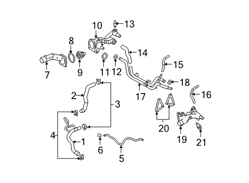 Cock Assembly, Drain Diagram for 90910-09127