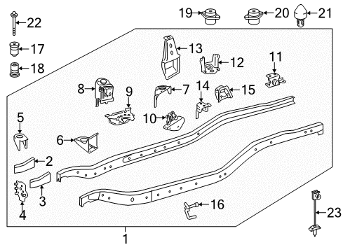 2015 Toyota Tundra Frame & Components Diagram 3 - Thumbnail