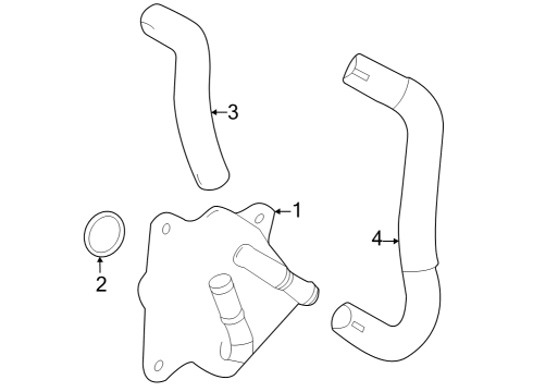 2024 Toyota Grand Highlander Oil Cooler  Diagram 2 - Thumbnail