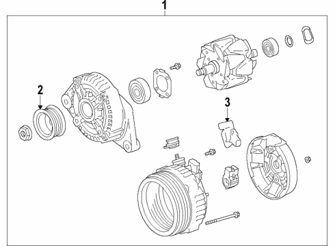 2021 Toyota RAV4 Alternator Diagram