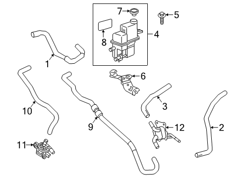Hose, Inverter Cooling Diagram for G9226-06041