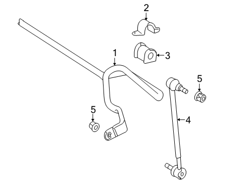 Bar, Stabilizer, Front Diagram for 48811-33190