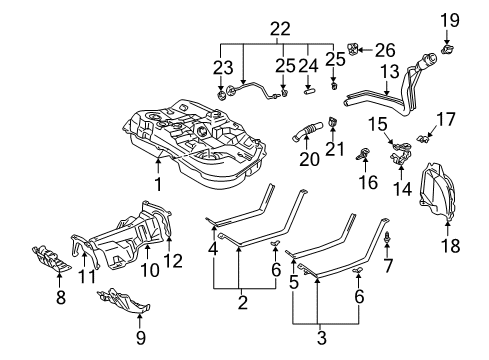 Protector, Fuel Tank, Lower Center Diagram for 77631-06031