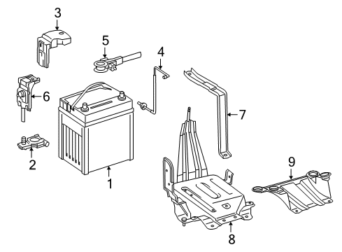 2017 Toyota Camry Battery Diagram 2 - Thumbnail