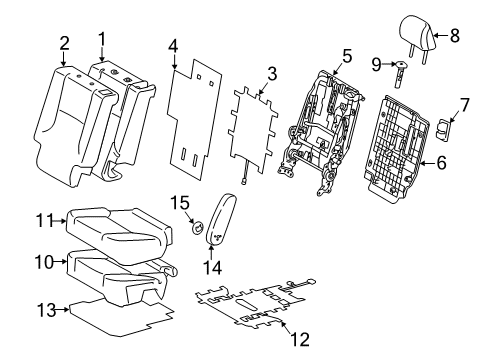 Cap, Seat Armrest Diagram for 72848-28030-C0