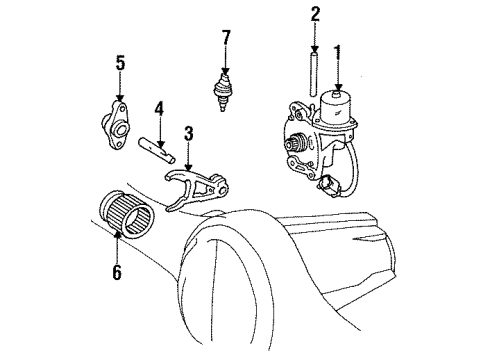 1993 Toyota Land Cruiser Front Suspension Actuator Diagram