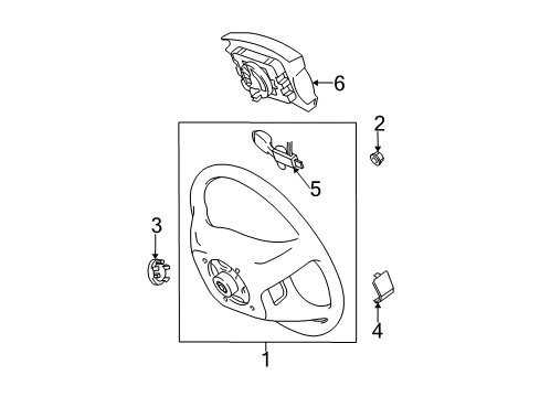 2002 Toyota Camry Control Module Diagram for 88240-06050