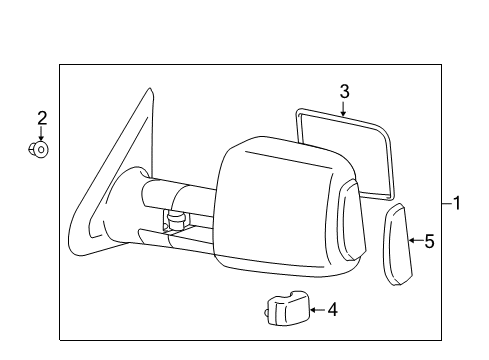 2020 Toyota Tundra Mirrors, Electrical Diagram 1 - Thumbnail