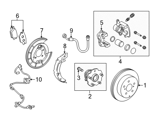 2015 Toyota RAV4 Parking Brake Diagram