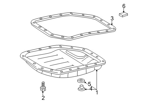 2004 Toyota Echo Transaxle Parts Diagram