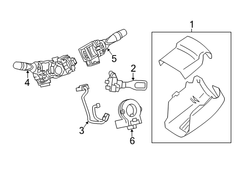 2007 Toyota Camry Switches Diagram 4 - Thumbnail