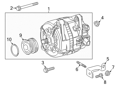 Stud, Hexalobular Diagram for 90126-A0017