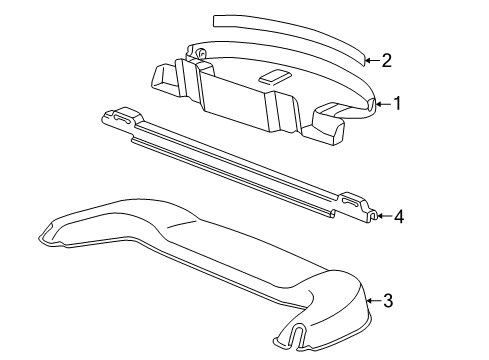 2000 Toyota Solara Stowage Compartment Diagram