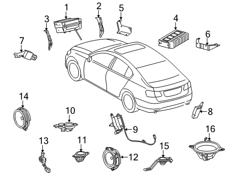 Condenser, Radio Setting Diagram for 90980-04066