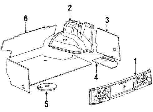 1986 Toyota Cressida Interior Trim Diagram 4 - Thumbnail
