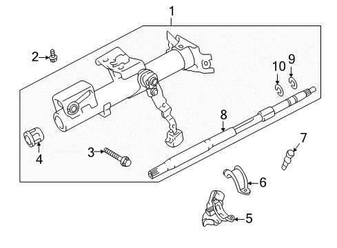 2009 Scion tC Housing & Components Diagram