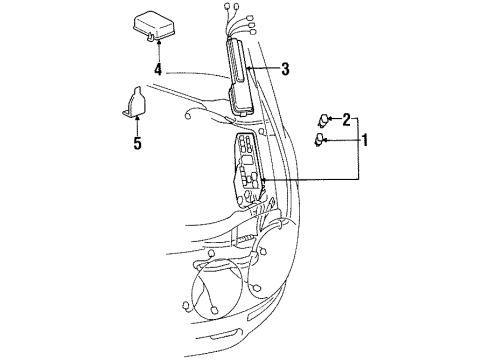 1998 Toyota Celica Fuse Box Diagram
