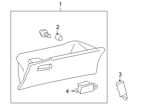 2013 Toyota Corolla Glove Box Diagram